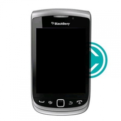 Blackberry Torch 9810 Complete Front LCD Screen Module Black